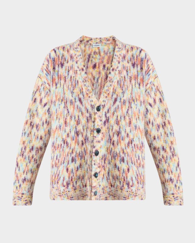 Multicolor V-Neck Cardigan
